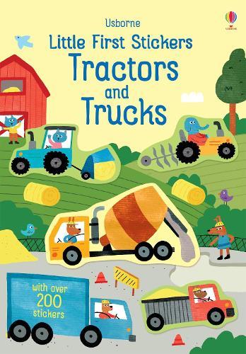 Little First Stickers Tractors and Trucks  by Joaquin Camp at Abbey's Bookshop, 