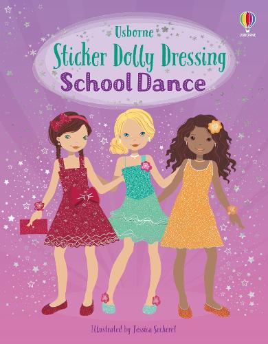 Sticker Dolly Dressing School Dance  by Fiona Watt at Abbey's Bookshop, 