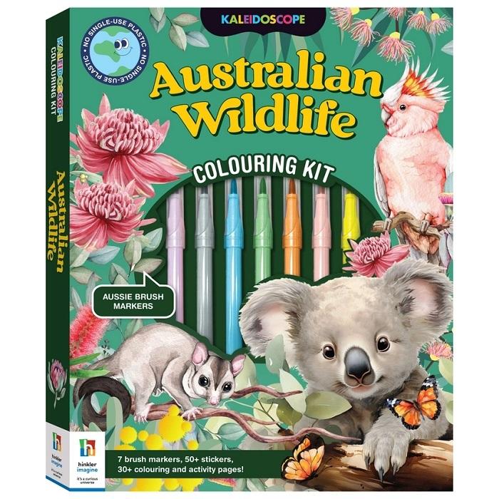 Australian Wildlife (Kaleidoscope Colouring Kit)  by Hinkler at Abbey's Bookshop, 