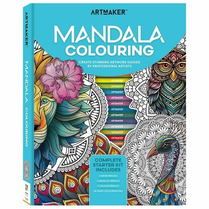 Mandala (Art Maker Colouring Book)  by Hinkler at Abbey's Bookshop, 