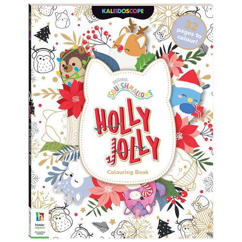Kaleidoscope Squishmallows Holly Jolly Colouring Book  by Hinkler Pty Ltd at Abbey's Bookshop, 