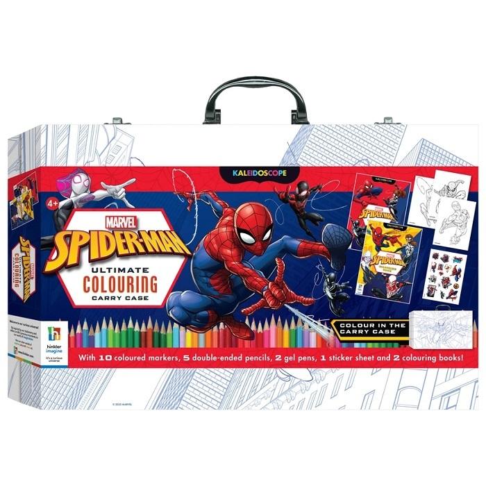 Spider-Man (Kaleidoscope Colouring Carry Case )  by Hinkler at Abbey's Bookshop, 