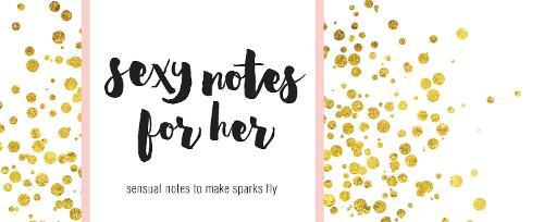Sexy Notes for Her: Sensual Notes to Make Sparks Fly  by Sourcebooks at Abbey's Bookshop, 