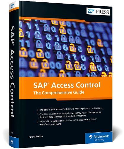 SAP Access Control: The Comprehensive Guide  by Raghu Boddu at Abbey's Bookshop, 