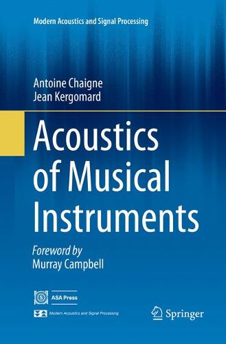 Acoustics of Musical Instruments  by Antoine Chaigne at Abbey's Bookshop, 