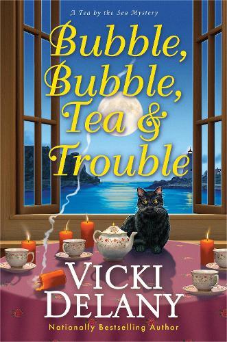Bubble, Bubble, Tea and Trouble  by Vicki Delany at Abbey's Bookshop, 