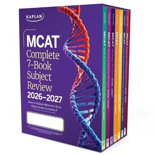 MCAT Complete 7-Book Subject Review 2026-2027, Set Includes Books, Online Prep, 3 Practice Tests  by Kaplan Test Prep at Abbey's Bookshop, 