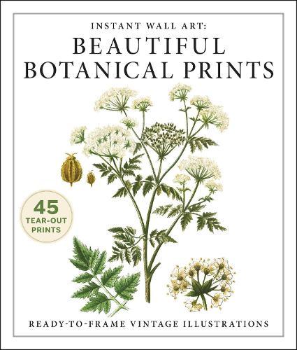 Instant Wall Art: Beautiful Botanical Prints: Ready-to-Frame Vintage Illustrations  by Adams Media at Abbey's Bookshop, 