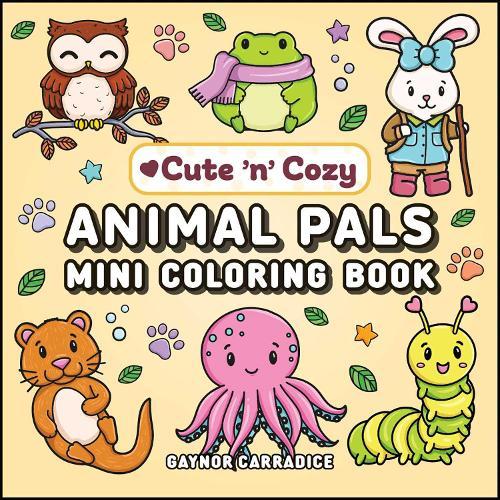 Animal Pals Mini Coloring Book  by Gaynor Carradice at Abbey's Bookshop, 