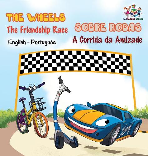 Wheels The Friendship Race (English / Brazilian Portuguese)  by Kidkiddos Books at Abbey's Bookshop, 