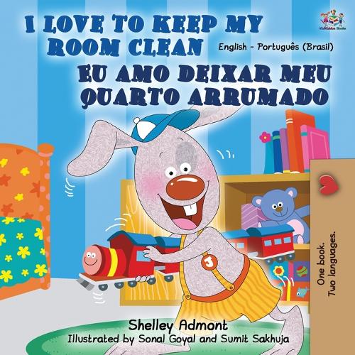 I Love to Keep My Room Clean (English / Brazilian Portuguese)  by Shelley Admont at Abbey's Bookshop, 
