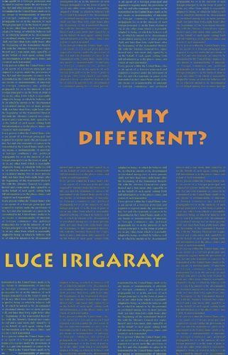 Why Different?: A Culture of Two Subjects  by Luce Irigaray at Abbey's Bookshop, 