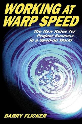 WORKING AT WARP SPEED  by FLICKER at Abbey's Bookshop, 
