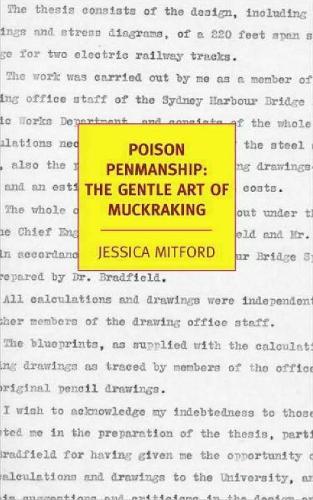 Poison Penmanship  by Jessica Mitford at Abbey's Bookshop, 