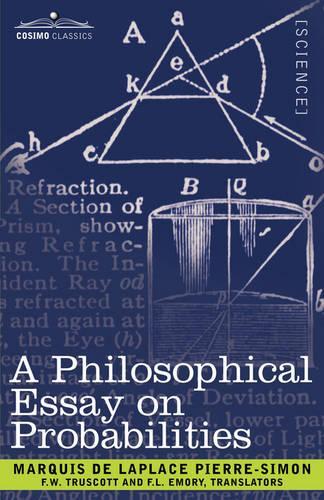 A Philosophical Essay on Probabilities  by Pierre Simon Marquis De Laplace at Abbey's Bookshop, 