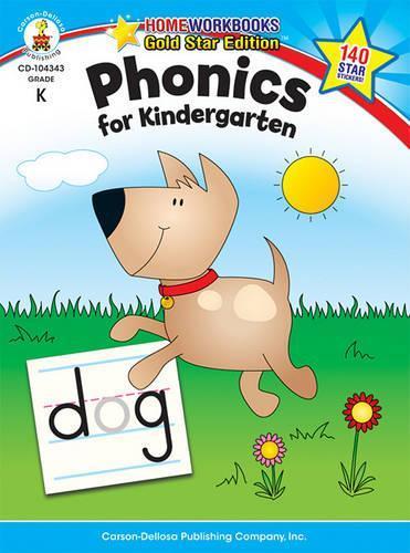 Grade K Phonics for Kindergarten: Gold Star Edition  by Carson-Dellosa Publishing at Abbey's Bookshop, 