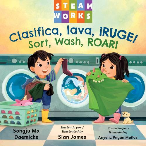Clasifica, lava, ¡RUGE! / Sort, Wash, ROAR!  by Songju Ma Daemicke at Abbey's Bookshop, 