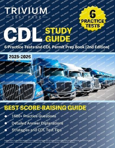 CDL Study Guide 2025-2026: 6 Practice Tests and CDL Permit Prep Book [2nd Edition]  by B Hettinger at Abbey's Bookshop, 
