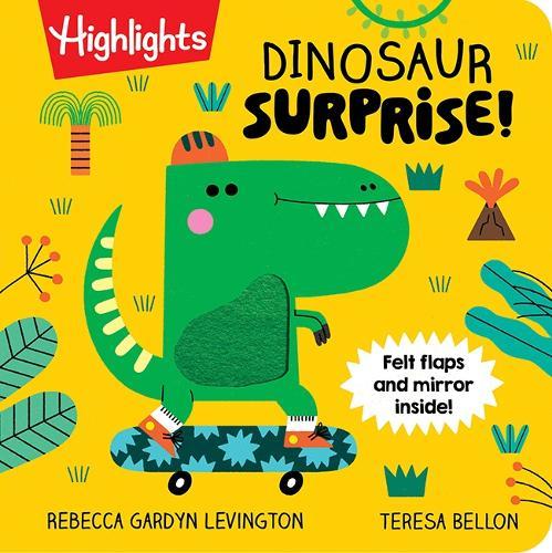 Dinosaur Surprise!: Dino Book with Peekaboo Flaps and Mirror, Pop-Up Dinosaur Board Book for Babies and Toddlers to Laugh, Play and Build Fine Motor Skills  by Rebecca Gardyn Levington at Abbey's Bookshop, 