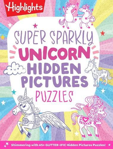 Super Sparkly Unicorn Hidden Pictures Puzzles  by Highlights at Abbey's Bookshop, 