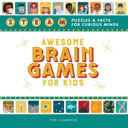 Awesome Brain Games for Kids  by Tori Cameron at Abbey's Bookshop, 