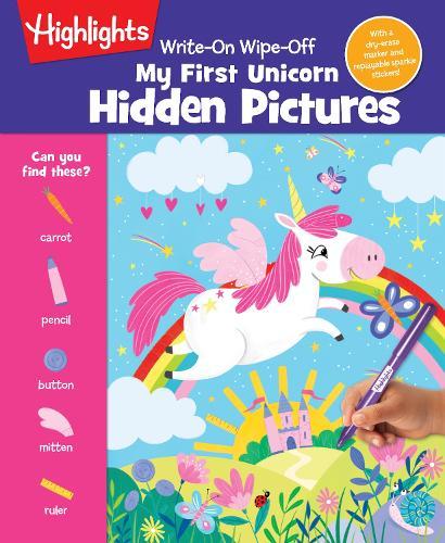 Write–On Wipe–Off My First Unicorn Hidden Pictures  by N Pictures at Abbey's Bookshop, 