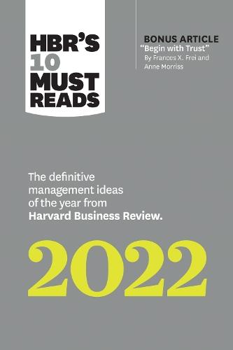 HBR's 10 Must Reads 2022  by Harvard Business Review at Abbey's Bookshop, 