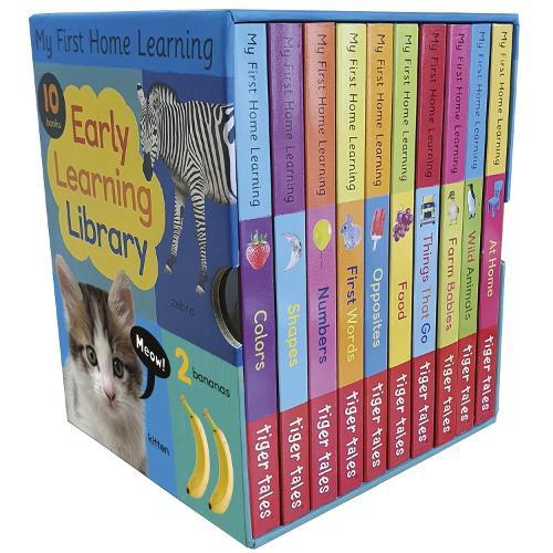 Early Learning Library: Box Set 10 Board Books for Kids  by Tiger Tales at Abbey's Bookshop, 