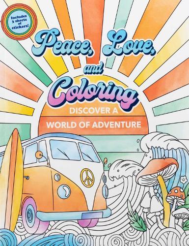 Peace, Love, and Coloring  by Editors of Thunder Bay Press at Abbey's Bookshop, 