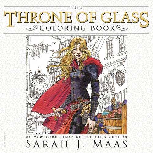 Throne of Glass Coloring Book  by Sarah J. Maas at Abbey's Bookshop, 