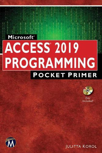Microsoft Access 2019 Programming Pocket Primer  by Julitta Korol at Abbey's Bookshop, 