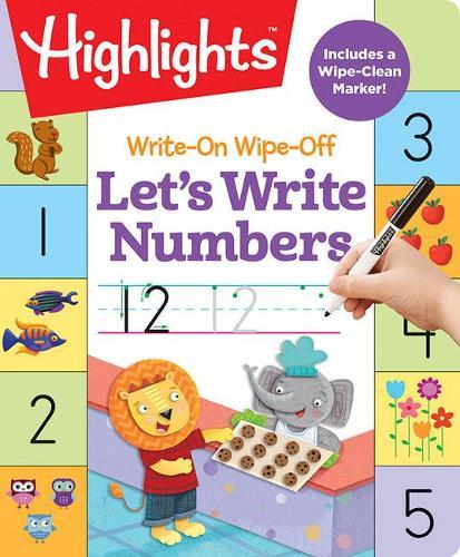 Write-on Wipe-Off: Let's Write Numbers  by Highlights at Abbey's Bookshop, 