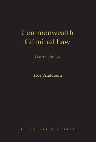 Commonwealth Criminal Law  by Troy Anderson at Abbey's Bookshop, 