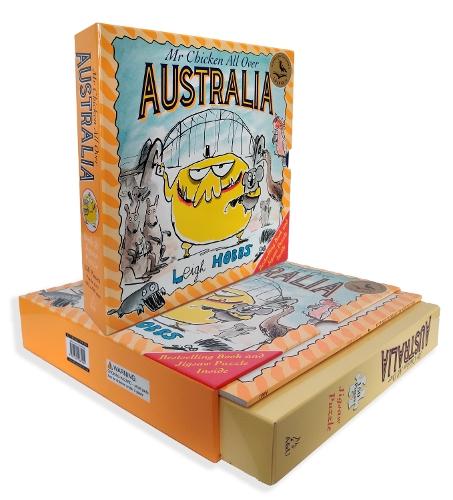 Mr Chicken All Over Australia (Book & Jigsaw Puzzle 150 Piece)