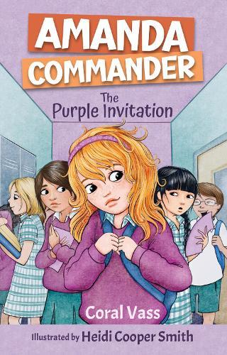 Amanda Commander - The Purple Invitation  by Coral Vass at Abbey's Bookshop, 