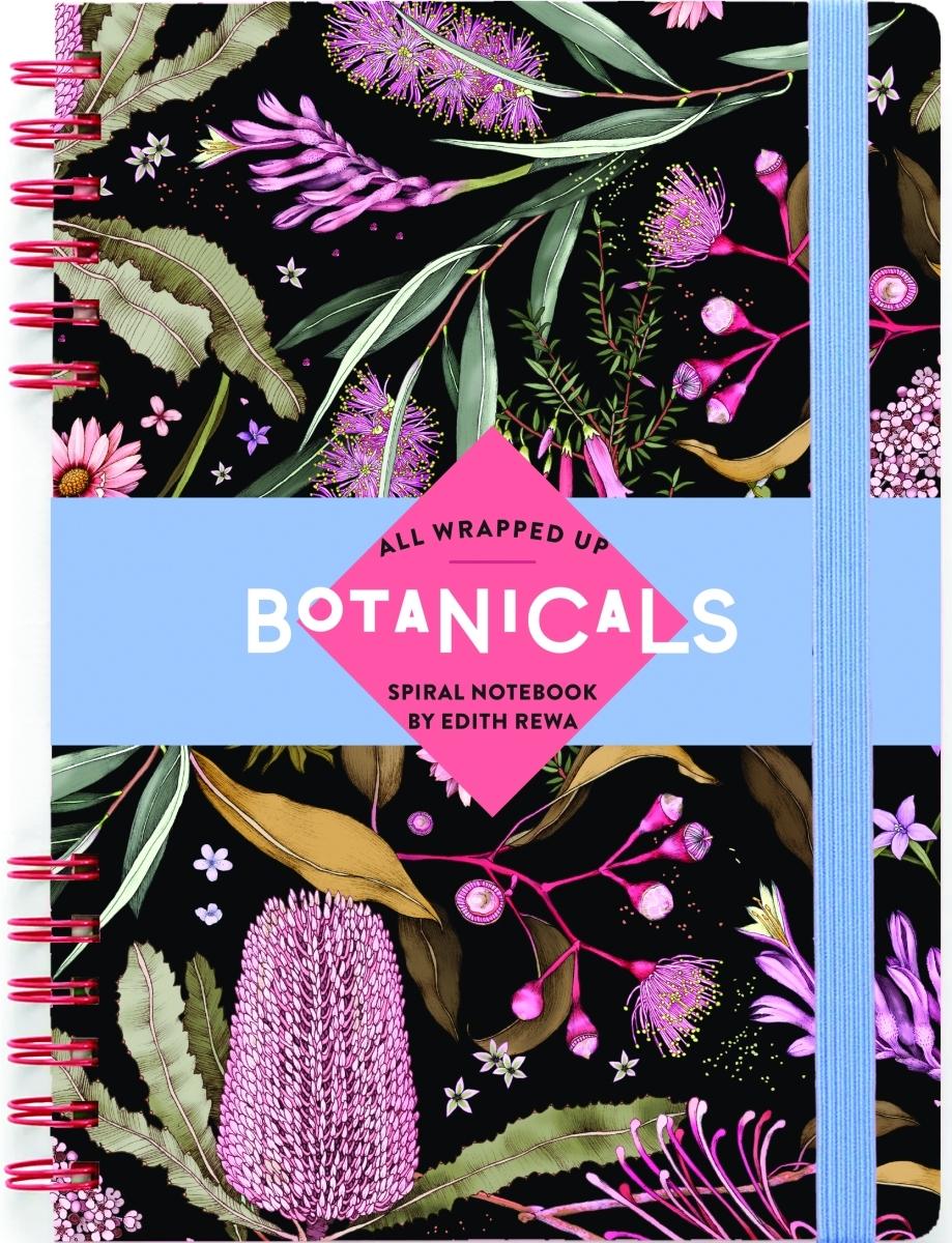 All Wrapped Up: Botanicals Spiral Notebook