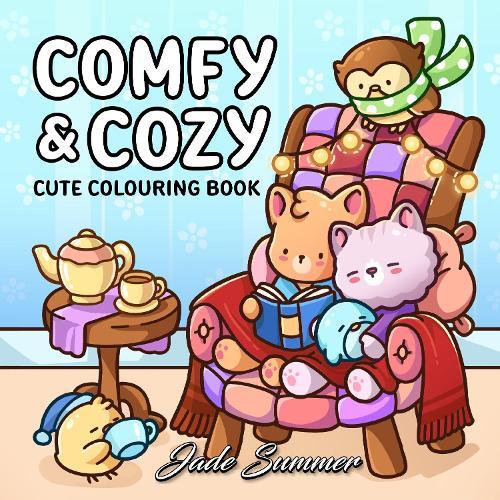 Comfy & Cozy: Cute colouring book  by Jade Summer at Abbey's Bookshop, 