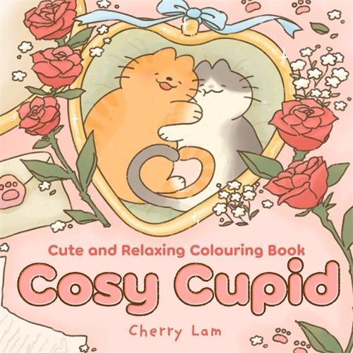 Cosy Cupid: Cute and relaxing Valentine's Day colouring book  at Abbey's Bookshop, 