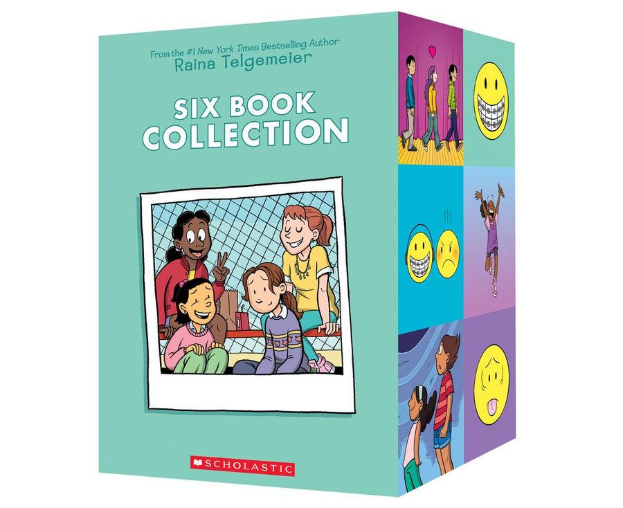 Raina Telgemeier (Six Book Collection)  by Raina Telgemeier at Abbey's Bookshop, 