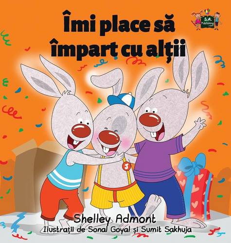 I Love to Share (Romanian)  by Shelley Admont at Abbey's Bookshop, 