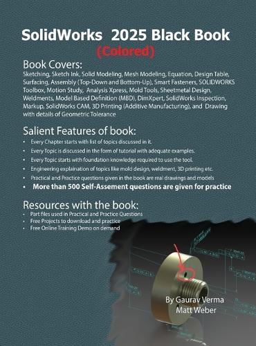SolidWorks 2025 Black Book: (Colored)  by Gaurav Verma at Abbey's Bookshop, 