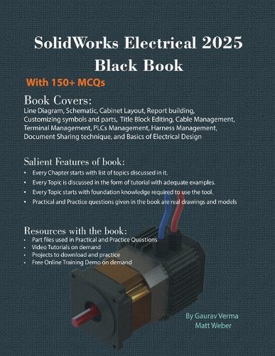 SolidWorks Electrical 2025 Black Book  by Gaurav Verma at Abbey's Bookshop, 