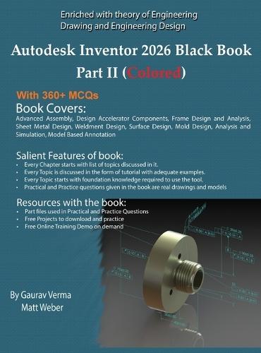 Autodesk Inventor 2026 Black Book Part II: (Colored)  by Gaurav Verma at Abbey's Bookshop, 