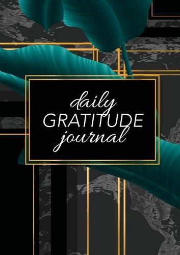 Daily Gratitude Journal: (Green Leaves with Black and Gold Background) A 52-Week Guide to Becoming Grateful  by Blank Classic at Abbey's Bookshop, 