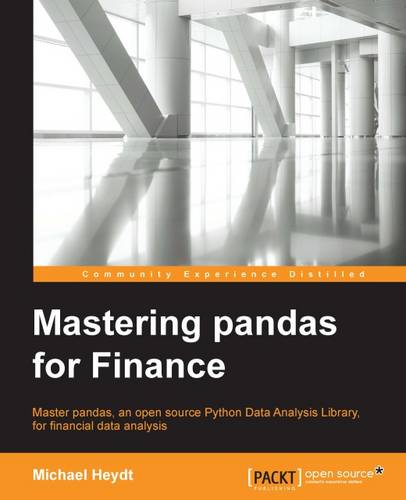 Mastering pandas for Finance  by Michael Heydt at Abbey's Bookshop, 