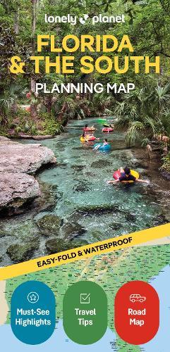 Lonely Planet Florida & the South Planning Map  by Lonely Planet at Abbey's Bookshop, 