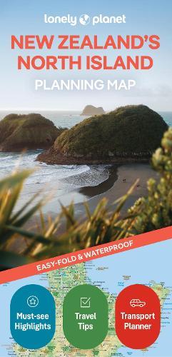 Lonely Planet New Zealand's North Island Planning Map  by Lonely Planet at Abbey's Bookshop, 