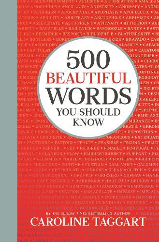 500 Beautiful Words You Should Know  by Caroline Taggart at Abbey's Bookshop, 