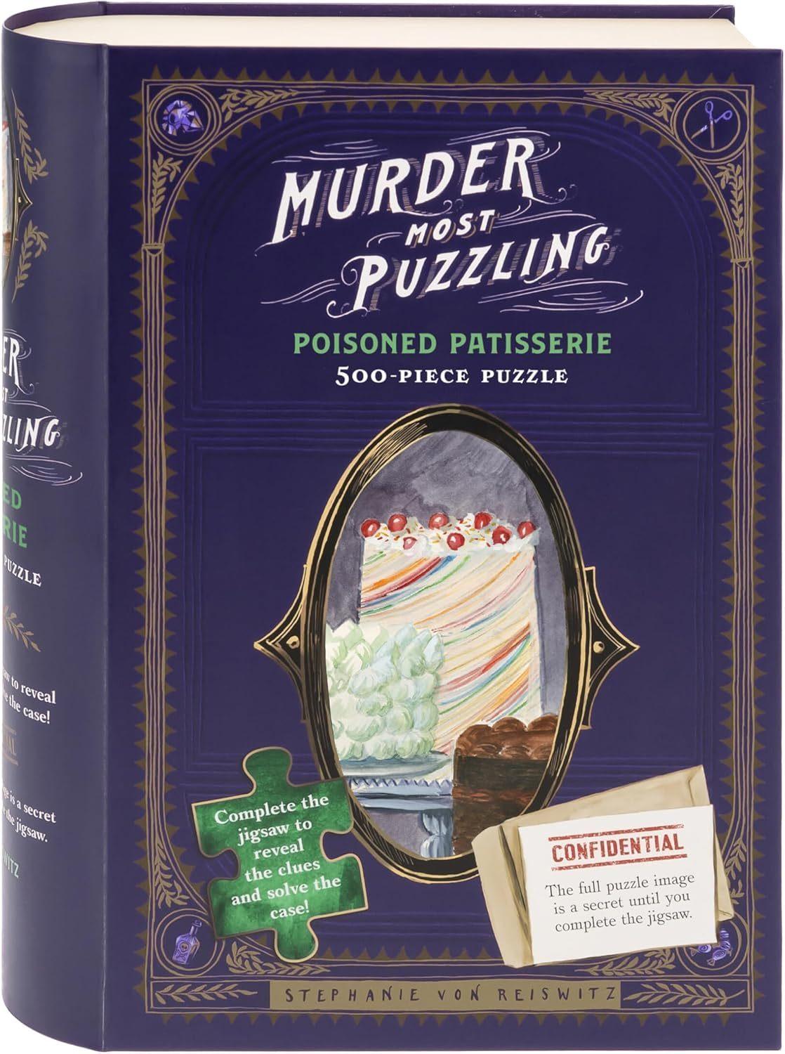 Murder Most Puzzling Poisoned Patisserie 500 Piece Puzzle  by Stephanie von Reisweitz at Abbey's Bookshop, 