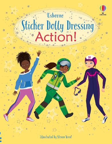 Sticker Dolly Dressing Action!  by Fiona Watt at Abbey's Bookshop, 